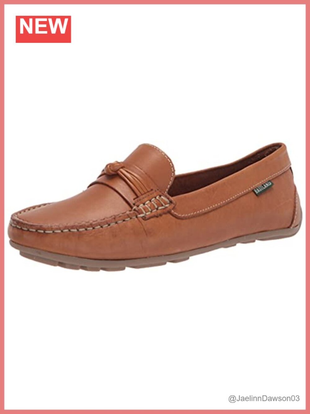 Women's Leather Driving Moc Loafer Flats - Comfort Insole, Slip Resistant